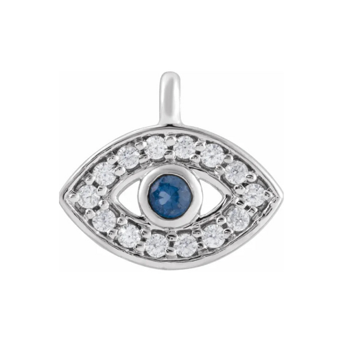 Diamond Evil Eye Charm