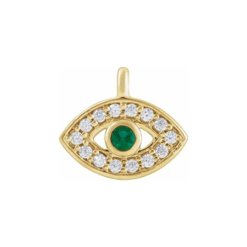 Diamond Evil Eye Charm