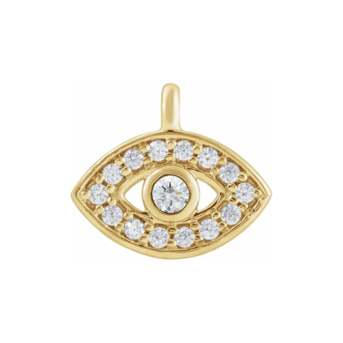 Diamond Evil Eye Charm