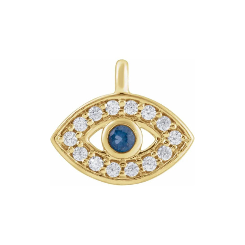 Diamond Evil Eye Charm