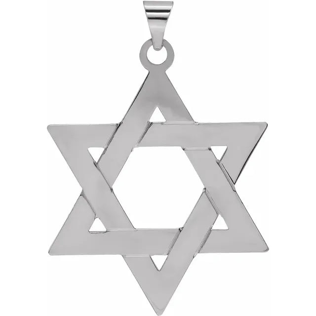 Classic Silver Magen David Pendant