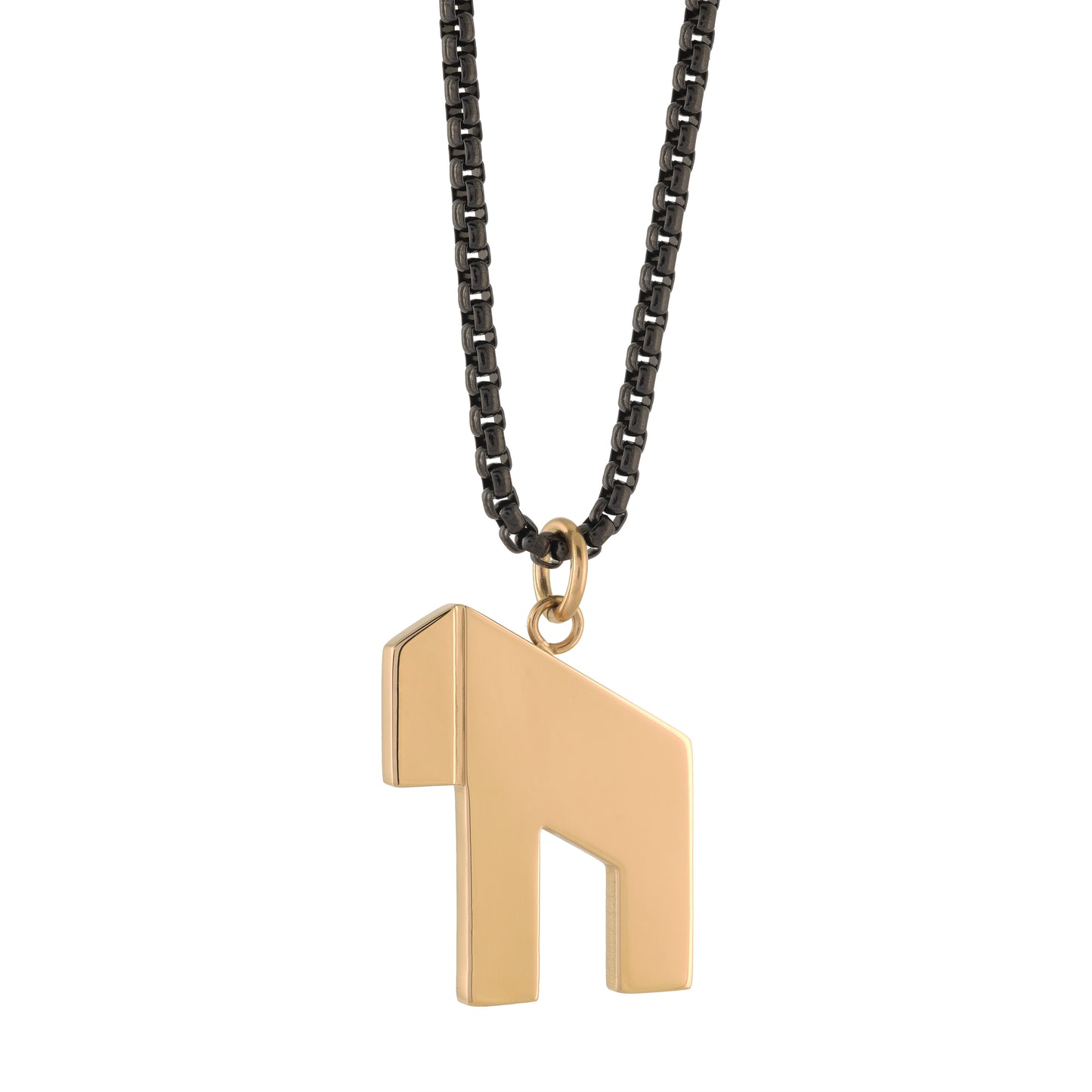 Bold Chai Necklace With Box Chain