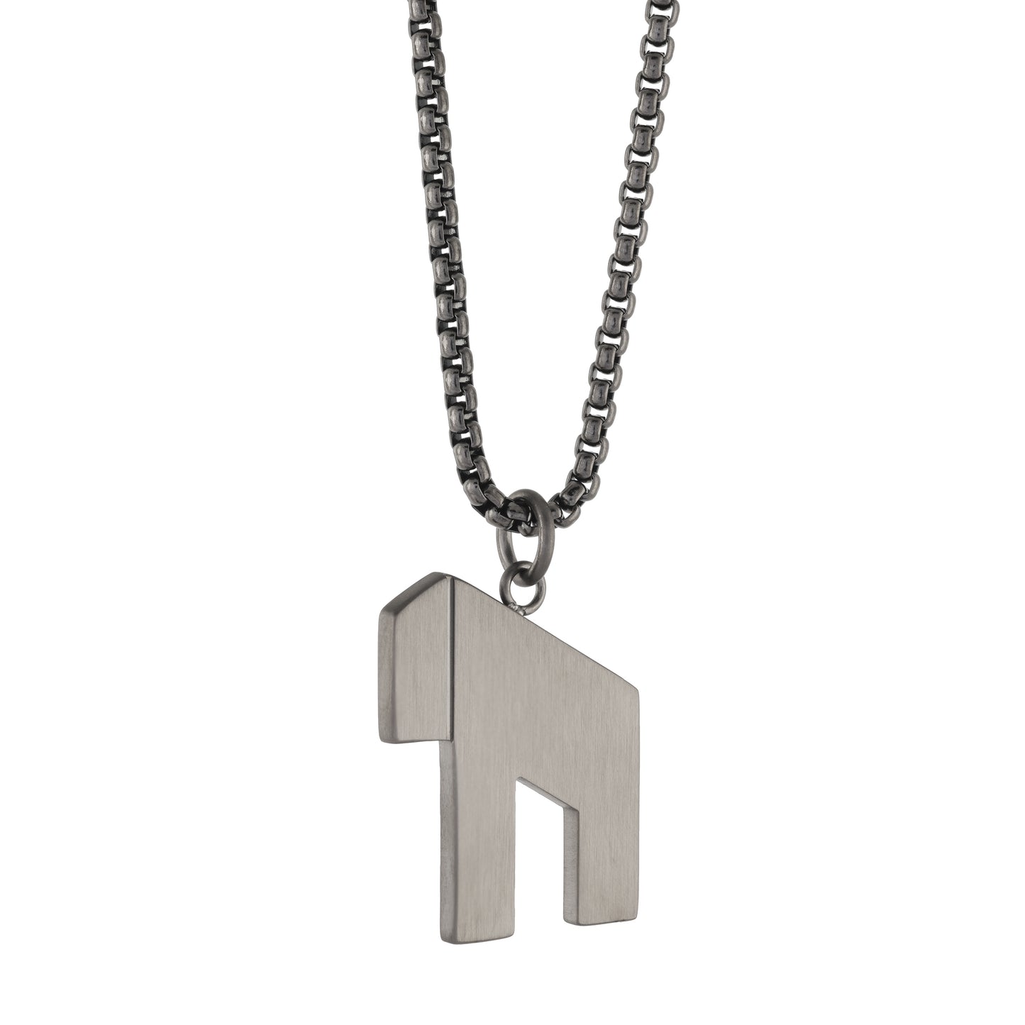 Bold Chai Necklace With Box Chain