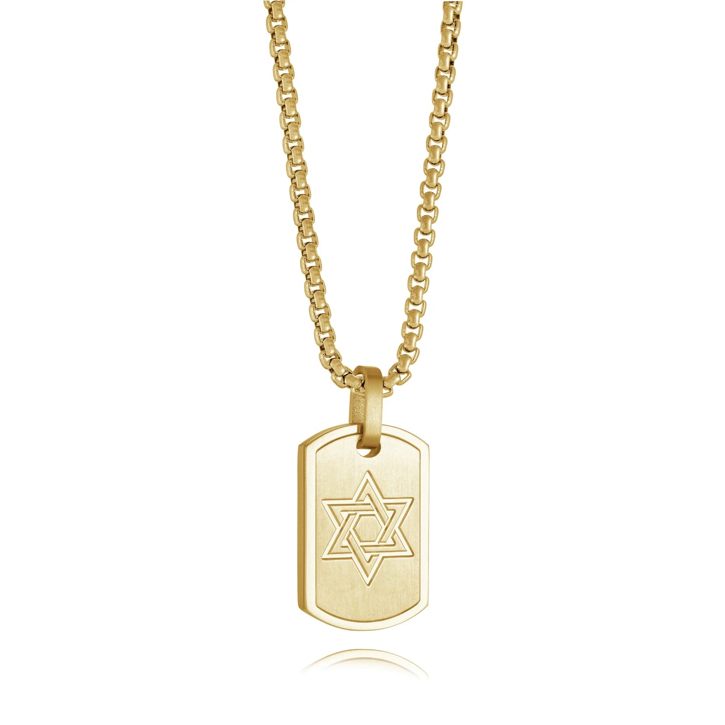 Magen David Dogtag Necklace