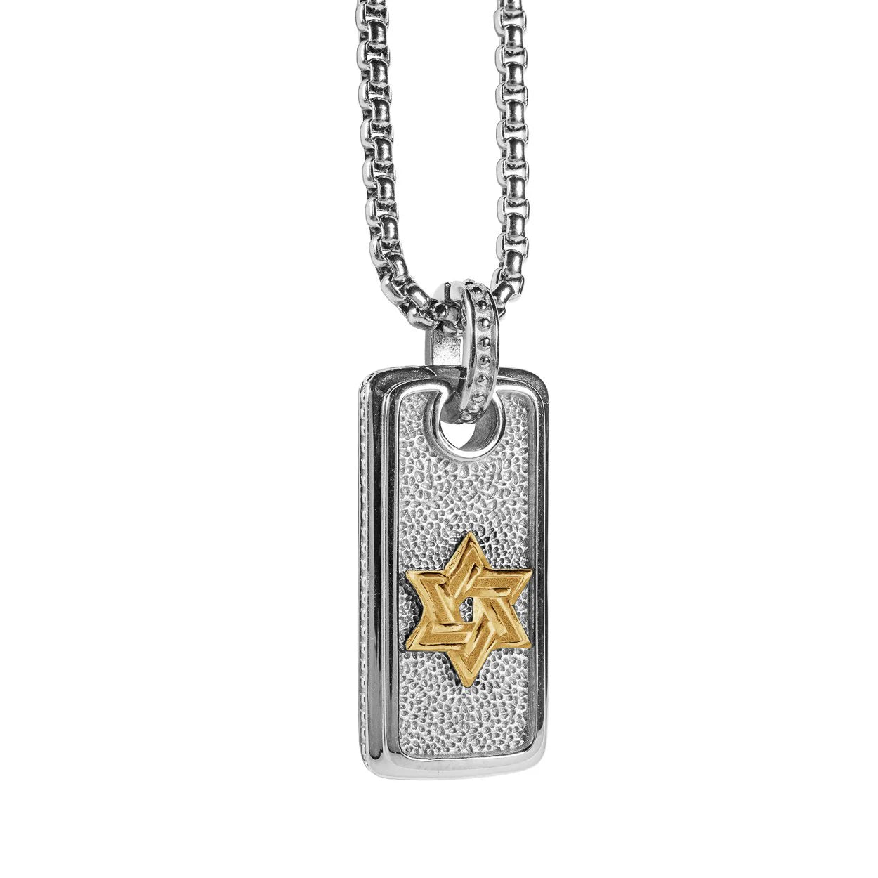 Magen David Dogtag Necklace