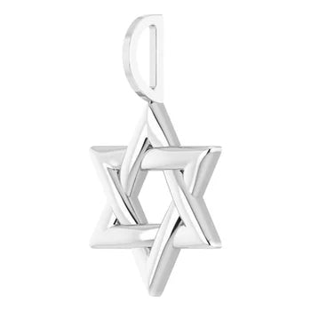 Silver Magen David Necklace