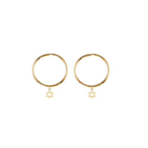 Mini Magen David Hoops