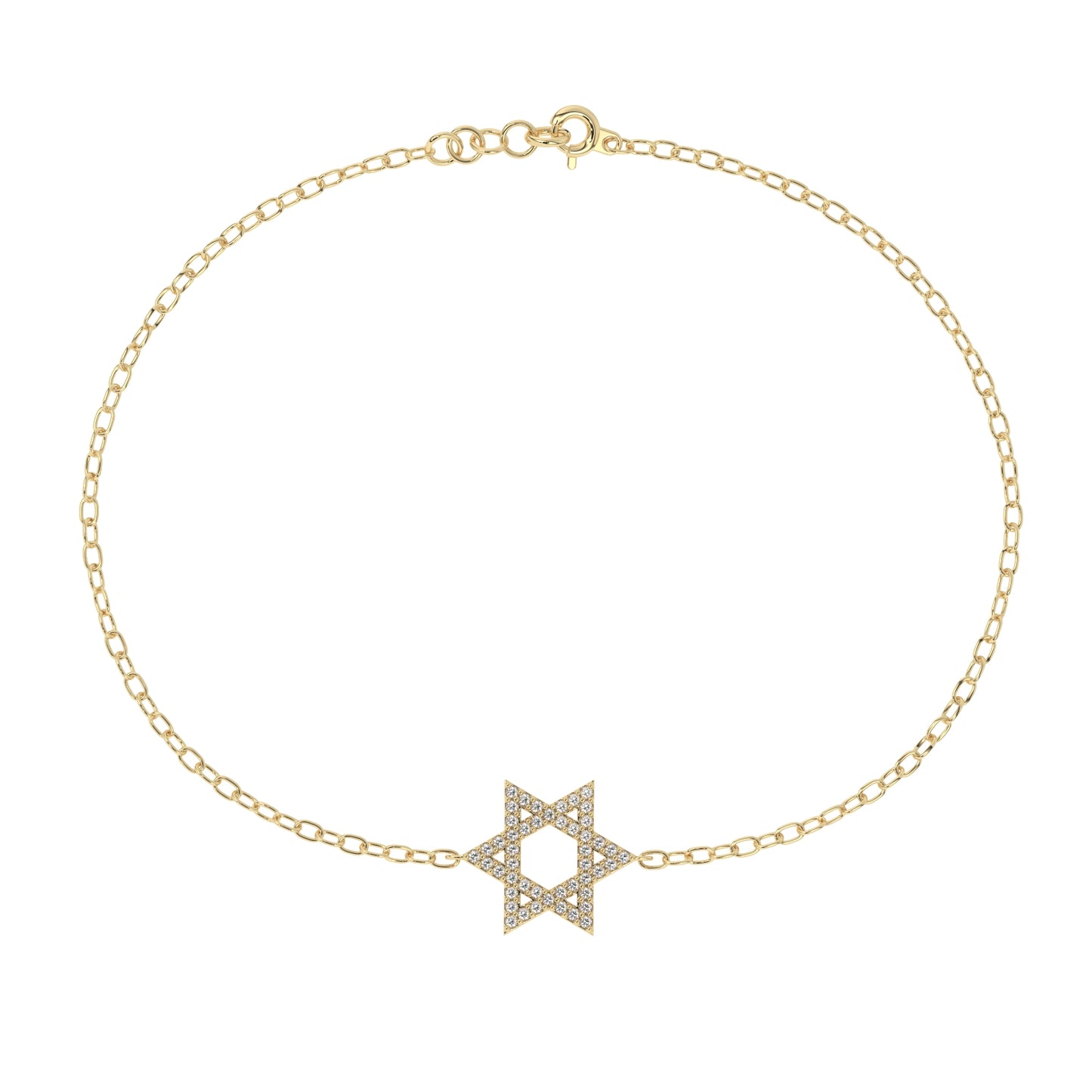 Pave Magen David Bracelet