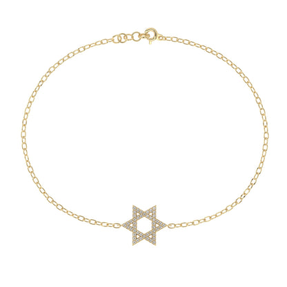 Pave Magen David Bracelet