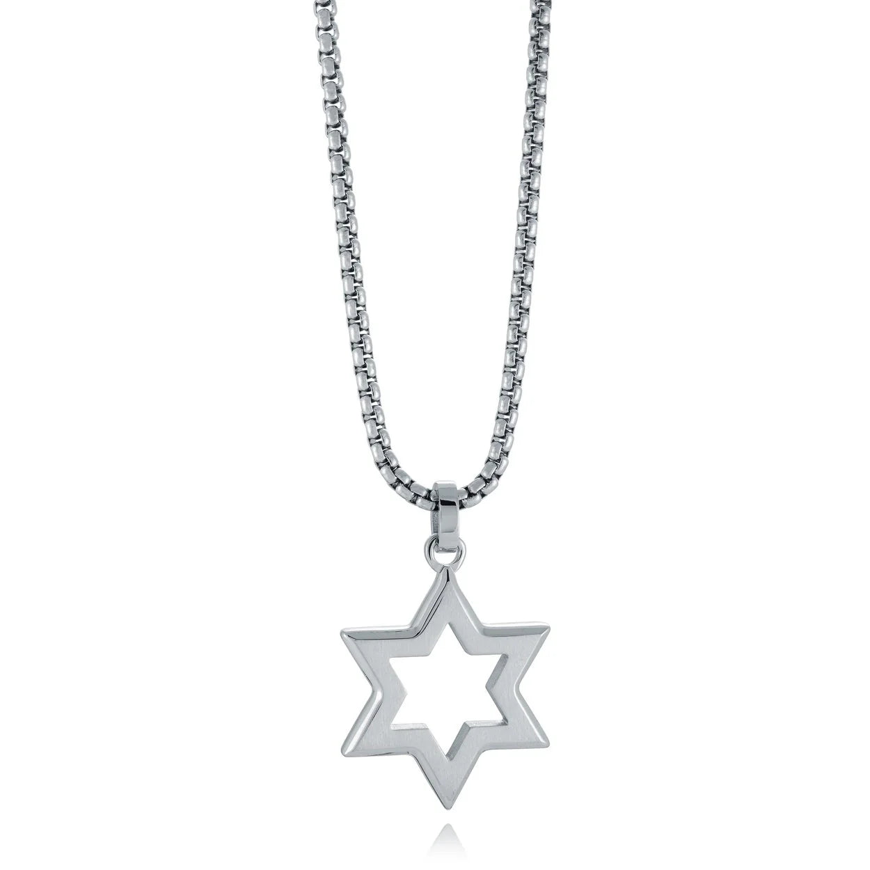 Cut-Out Magen David Pendant Necklace