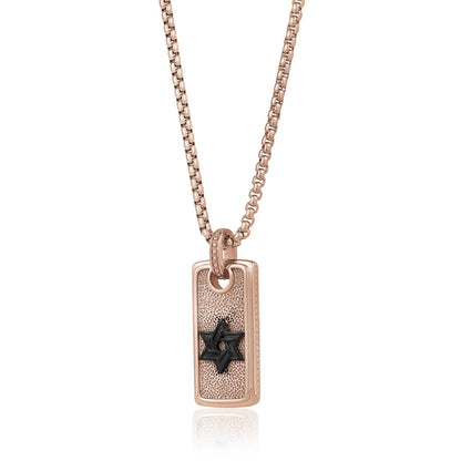 Magen David Dogtag Necklace