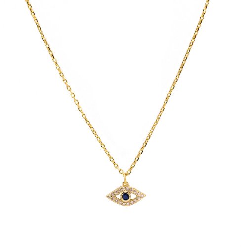 CZ Evil Eye Necklace